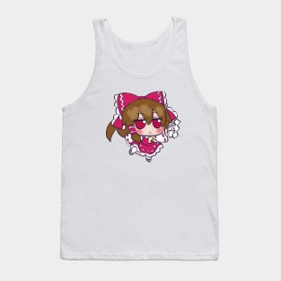 I draw the tiny chibi reimu hakurei / touhou memes Tank Top